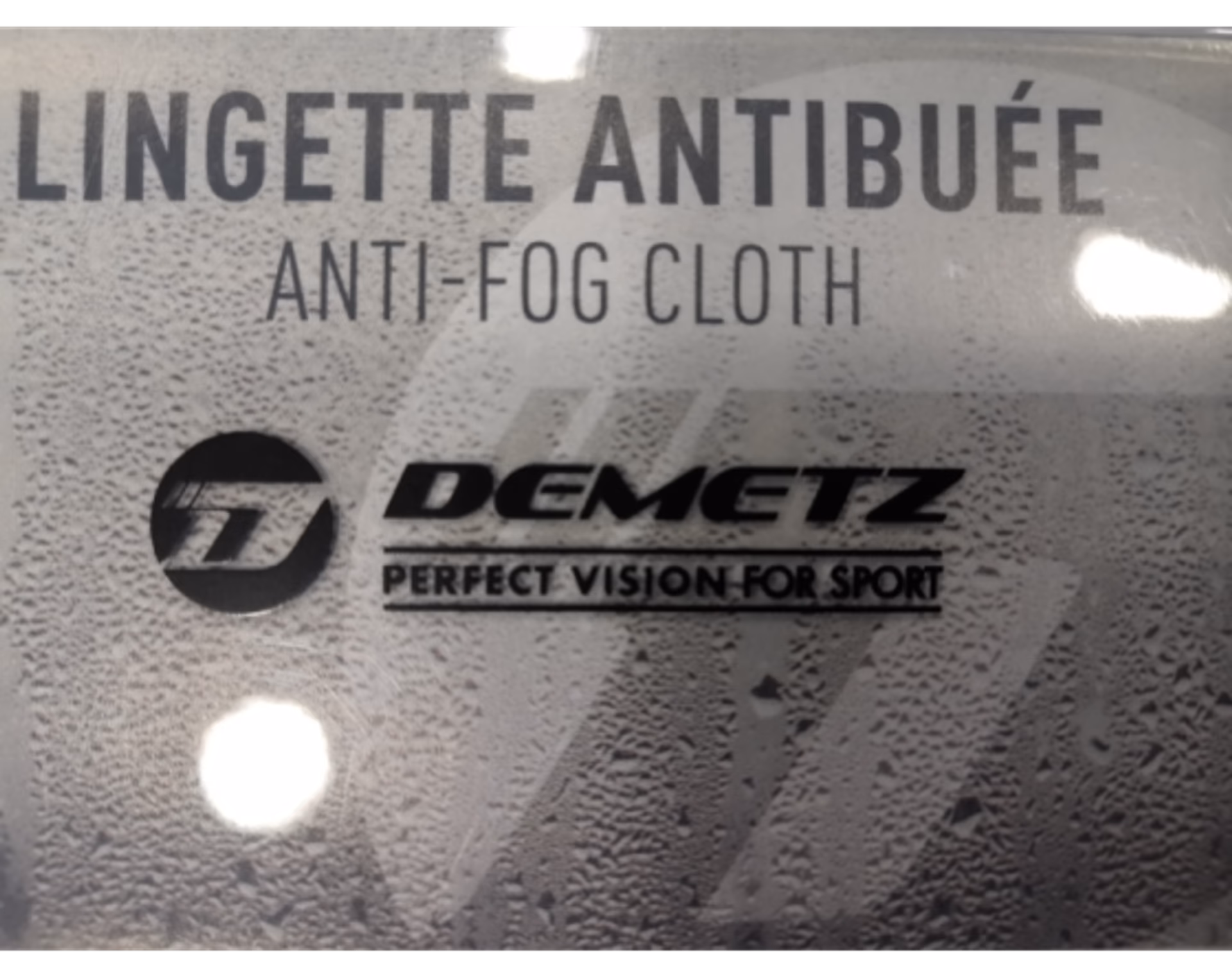 Accessoires de sport, Demetz, Tissu antibuée