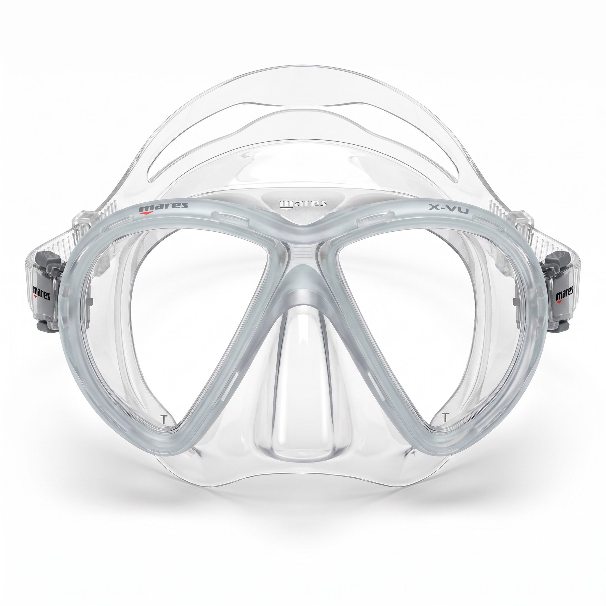 Masque de plongée Mares X-VU Cristal gris